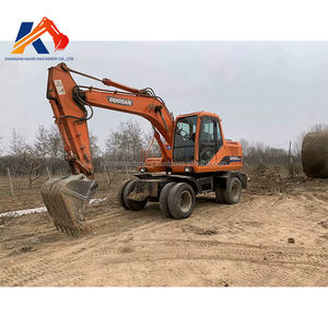 Máquina excavadora de ruedas Doosan usada DH150W DX150W DX150LC de segunda mano hecha en Corea equipo de construcción - Product Image 1