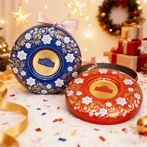 Bánh rán hình sô cô la bao bì hộp sắt, Thông tư nổi hộp kẹo tùy biến - Product Image 1