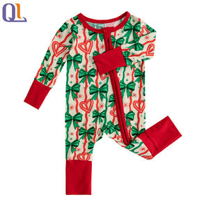 Combinaison longue en fibre de bambou <span class=keywords><strong>pour</strong></span> bébé, vêtements de nuit <span class=keywords><strong>pour</strong></span> bébé, cadeau de Noël <span class=keywords><strong>pour</strong></span> nouveau-né - Product Image 6