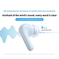 Écouteurs sans fil Redmi Buds 6 Youth Edition 5.3 avec annulation active du bruit (ANC), réduction du bruit d'appel IA, sans commande tactile