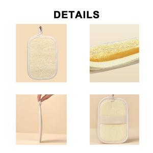 Éponge Loofah Personnalisée avec Logo, Loofah Naturel Exfoliant pour le Corps, Forme Rectangulaire, Éponge Loofah - Product Image 3
