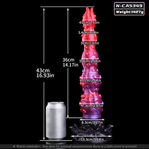 NNSX Kraken Conqueror 16.93inch Mythical Octopus Tentacle Fantasy Dildo Soft Body Safe Silicone Realistic Suckers Adult Sex Toy - Product Image 6