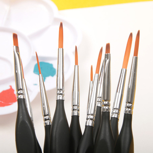 XinyiArt, logotipo personalizado, profesional, 15 Uds., detalle en miniatura, dibujo de Bellas Artes, juego de pinceles de pintura, pincel de pintura <span class=keywords><strong>para</strong></span> <span class=keywords><strong>cara</strong></span> de uñas - Product Image 4