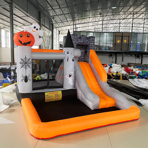 บ้านลมเป่าลมดีไซน์สุดฮิตสำหรับฮาโลวีน พร้อมสไลเดอร์ รุ่น NB-930000 บ้านเด็กเล็กสำหรับปาร์ตี้ฮาโลวีน ดีไซน์สุดฮิต - Product Image 4