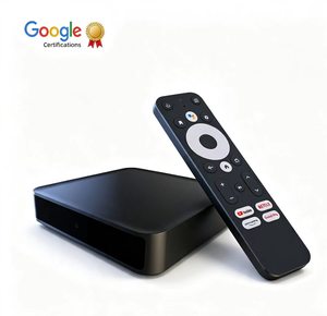 Boîtier <span class=keywords><strong>TV</strong></span> <span class=keywords><strong>Android</strong></span> certifié Google GD1 <span class=keywords><strong>Premium</strong></span> avec Chromecast intégré, processeur Quad Core, 4K Ultra HD, télécommande vocale Bluetooth, Wi-Fi 5G pour la maison et l'hôtel - Product Image 2