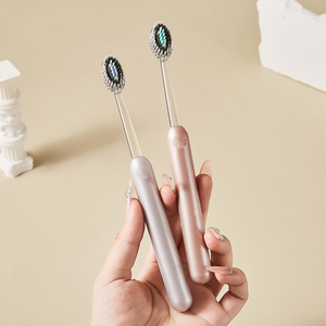Brosse à dents en forme de montagne à poils moyens doux, sans BPA, brosse à dents dure avec poils en spirale, vente chaude - Product Image 2