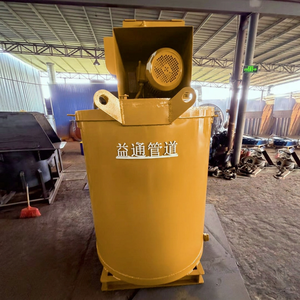 Mezcladora de concreto de doble motor con sistema de suministro y almacenamiento de mortero para la preparación de mortero en ingeniería de construcción - Product Image 4