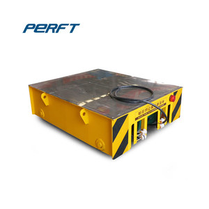 Steel Cable <strong>Drum</strong> Heavy Duty Platform Motorized Transfer <strong>Trolley</strong> Handling Equipment - Product Image 1