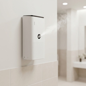 Wholesale Wall Mount Wireless Waterless Two-Fluid Aroma <strong>Diffuser</strong> 1 Year 120ml Capacity Eco-Friendly Battery Powered Bathroom - Product Image 1