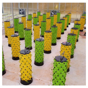Système de tour de jardin hydroponique vertical aéroponique et hydroponique pour la culture de plantes et de fleurs d'intérieur - Product Image 1