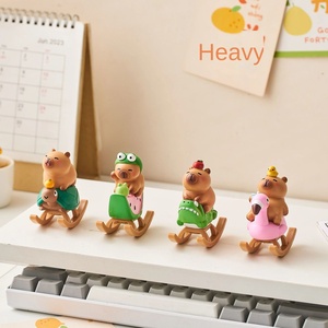 <span class=keywords><strong>Série</strong></span> de chevaux à bascule Capibala, boîte mystère, poupée Capybara, <span class=keywords><strong>série</strong></span> de dessins animés, <span class=keywords><strong>série</strong></span> de guérison, ornements de bureau en PVC, cadeau d'anniversaire - Product Image 4