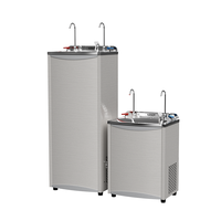 Distributeur d'eau froide en acier inoxydable sur pied