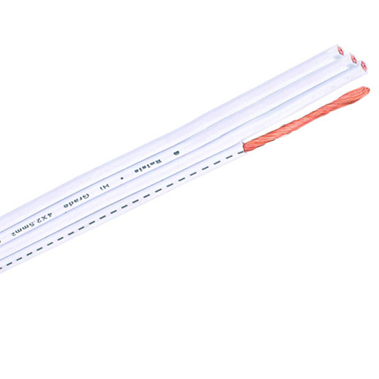 High Quality 4 Cores 99.9% OFC UV PVC High End Audio Speaker Cables Wires OFC Speaker Wire 4 Core Speaker Cables