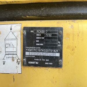 Excavatrice sur chenilles Komatsu PC400 d'occasion d'origine haute performance à vendre - Product Image 6