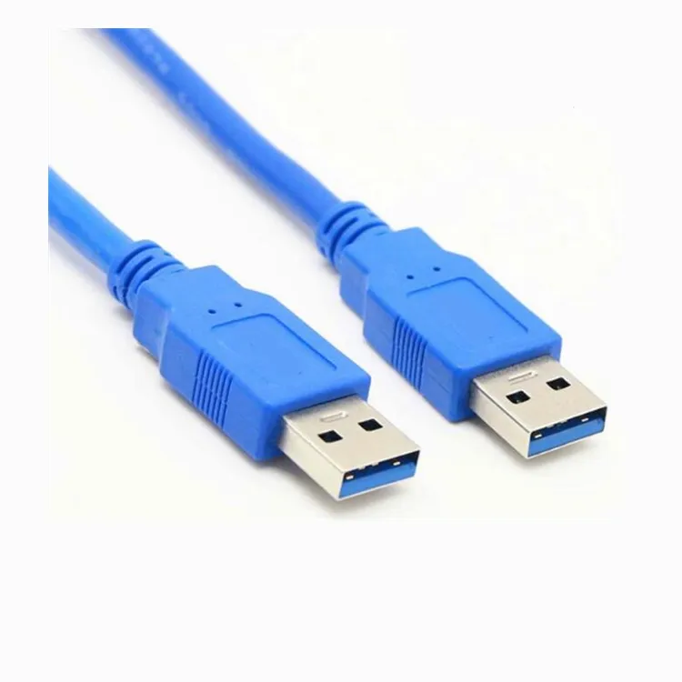 USB cable 3.0 Version AM TO AM 1.5m blue color