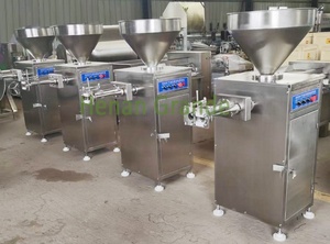 Embutidora Neumática de Salchichas, Embutidora de Carne Comercial Automática, Máquina para Hacer <span class=keywords><strong>Salami</strong></span>, Salchichas y Jamón con Torcedor - Product Image 4