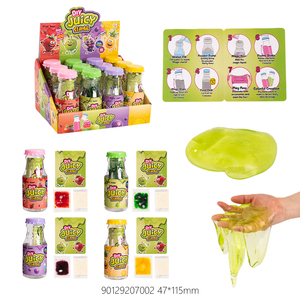 2025 New Types DIY Slime <b>Kits</b> Handmade Plastic Juice Jelly Slime in Pink Peach Yellow Orange Fruit Colors - Product Image 6