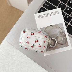 Étui pour écouteurs Bluetooth AirPods Pro 1 2 3, étui mignon en TPU Phantom cerise 6e génération pour AirPods 1 2 3 4, housse pour écouteurs - Product Image 1