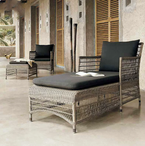 Sillas de Jardín, Sillón de Exterior, Ratán Marrón Tejido Antideslizante, Sillas de Ratán Elegantes, Poltrona para Cafetería y Bodega - Product Image 3