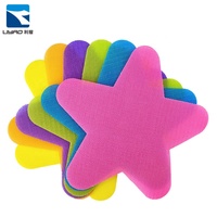 Marqueurs de tapis auto-adhésifs écologiques personnalisables de 4 pouces Diverses nuances Alphabet Spot Numéros pour utilisation en classe imprimés