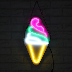 Enseigne néon LED flexible personnalisée avec logo créatif pour boutique de crème glacée - Product Image 2
