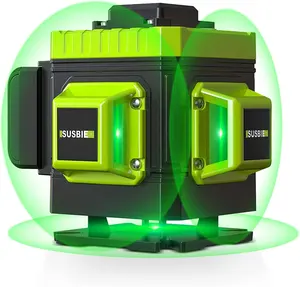 Hot Selling Groene Lithium Batterij Zelfnivellerende Niveau Tool 3X360 Kruislijn Laser Voor Bouw Industriële Laser Niveau