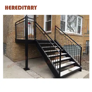 Metal merdiven çelik ızgara tasarım merdiven açık merdiven adımları lowes