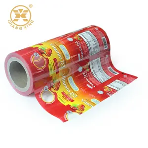 Plastic Flexible Packaging Rolls Leisure Food Biscuits Nuts Aluminium Foil Multi-layer Laminated Rolls Plastic Roll Film