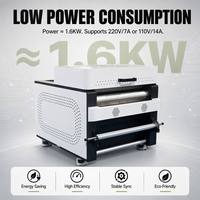 Machine à secouer DTF 24 pouces (60 cm) à structure durable pour usine de vêtements, économe en énergie, compatible 110/220 V, compacte