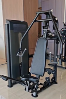Machine à extensio et flexion des jambes assise, double fonction, avec sélecteur de poids, équipement de musculation commercial réglable