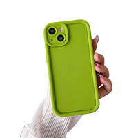 Funda de Teléfono TPU Color Caramelo al por Mayor para iPhone 16 Pro Max, Carcasa Protectora de Lente Engrosada con Sensación de Piel, Funda Móvil a Bajo Precio