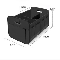 Organisateur de coffre de voiture pliable, conteneur de rangement multi-poches, accessoires de voiture, gadgets pour l'intérieur du véhicule