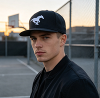 Casquette de baseball vintage en sergé de coton à 6 panneaux avec logo personnalisé, broderie et visière plate, pour homme, club de golf, avec bande anti-transpiration absorbant l'humidité