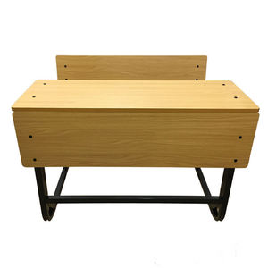 Lin Ying Student <b>Desk</b> Chair <b>Set</b> 70x40x75cm Fixed Dual Seat Modern Minimalist School Furniture - Product Image 1