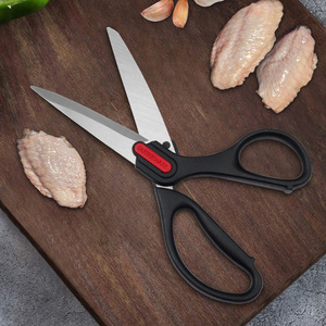 Kitchen Scissors Stainless Steel 4 In Straight Head With Sharpening Sleeve For Home Food Processing - Product Image 2