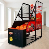 Machine de basket-ball commerciale à monnayeur, borne d'arcade électronique moderne avec tableau de scores numérique Ruike JF0028, prise US