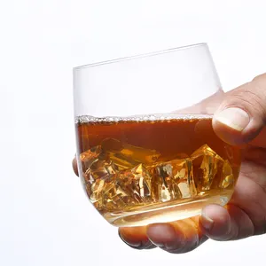 FAWLES di lusso personalizzato acqua di vetro Stemless acqua bicchieri bicchieri bicchieri per festa di nozze Bourbon