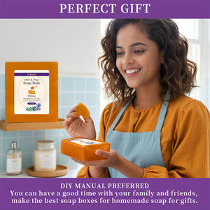 מפעל הסיטונאי אורגני שני פאונד סבון בסיס בר מוצק סגנון עבור עור דבש ריחני בסיס סבון טבעי - Product Image 2