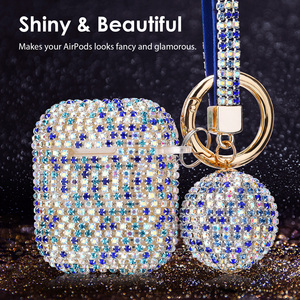 Écouteurs à paillettes, charge sans fil pour AirPods, porte-clés de 3e génération pour AirPods <span class=keywords><strong>Pro</strong></span> étuis écouteurs pour Air Pods 3 étuis - Product Image 5