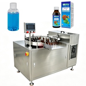 Machine de lavage, rinçage et séchage rotative entièrement <span class=keywords><strong>automatique</strong></span> à grande vitesse pour bouteilles en <span class=keywords><strong>verre</strong></span> et en plastique YB-ZX100, 2 oz, 100 ml, 200 ml - Product Image 1