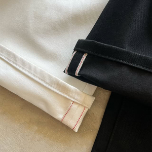 <span class=keywords><strong>Jeans</strong></span> da <span class=keywords><strong>Uomo</strong></span> Personalizzati dal Produttore, Pantaloni Denim Baggy, Taglio Bootcut, Denim Grezzo Giapponese Selvedge a Zampa d'Elefante per <span class=keywords><strong>Uomo</strong></span> - Product Image 6