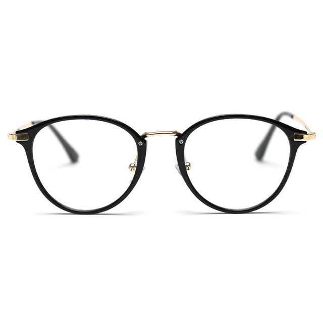 Wholesale New Korean Hybrid TR90 Metal Frames Vintage Artistic Optical Eyeglasses Women Men Prescription