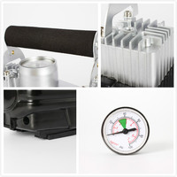Compresseur d'air à double cylindre en gros de Chine, kits de réparation de pneus, gonfleur de pneus, kit de réparation de pneus