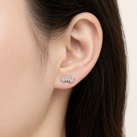 Bijoux de piercing corporel en alliage de titane ASTM F136, plaqués or, bijoux de couronne, clous d'oreille à filetage interne, tendance
