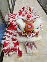 Costume de danse du lion pour adultes, inspiré de la culture chinoise, taille normale, compatible avec deux personnes, en provenance de Chine