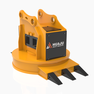 Imán de elevación de accesorio de excavadora con motor hidráulico Imán de chatarra eléctrica para excavadora - Product Image 1