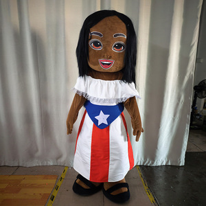 Costume de Mascotte Personnage Féminin en Peluche Personnalisé OEM, Design Hanfu 3D pour Filles, Tenue de Mascotte pour Adultes, Idéal pour Soirées Dansantes et Événements Promotionnels - Product Image 2