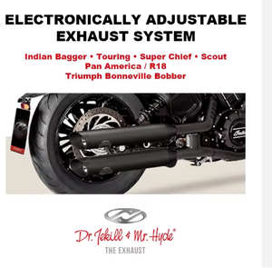 Nouveau système d'échappement électronique réglable pour Indian Scout Chieftain/Pan America/R18/Bonneville Bobber Dr. Jekill Mr. Hyde - Product Image 5