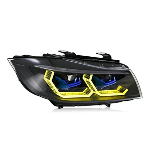 Autoy nuevo diseño interruptor blanco amarillo Drl LED faros delanteros para <span class=keywords><strong>BMW</strong></span> E90 3 Series E91 elegante coche LED faro para <span class=keywords><strong>BMW</strong></span> E90 Auto parte - Product Image 2