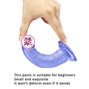 Jouets sexuels adultes colorés godes réalistes pénis gelée <span class=keywords><strong>ventouse</strong></span> <span class=keywords><strong>gode</strong></span> <span class=keywords><strong>Transparent</strong></span> pour les femmes - Product Image 5